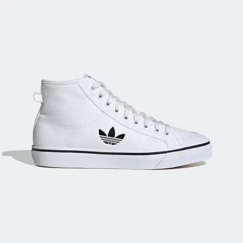 Кеды adidas Originals Nizza Hi, размер 6 UK, белый