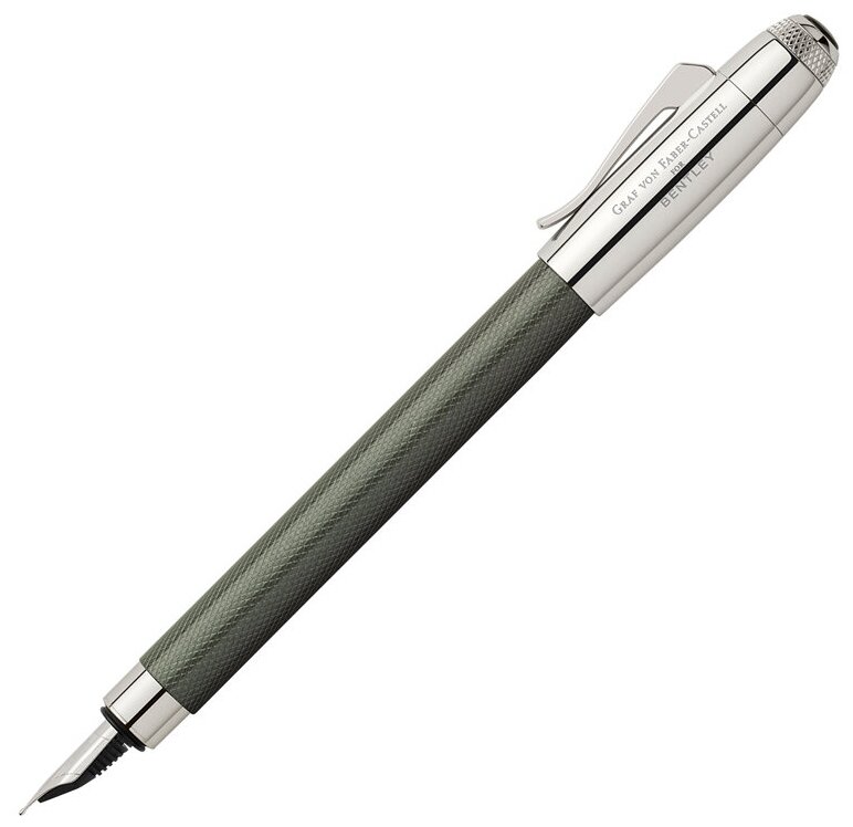 Ручка перьевая Graf von Faber-Castell "Bentley Tungsten Fine", подар. уп.