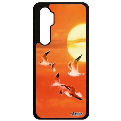фото Чехол для мобильного mi note 10 lite, "чайки" буревестник моевка utaupia