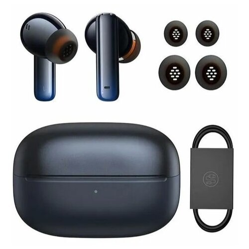 Беспроводные наушники-вкладыши Bluetooth Baseus Storm 1 52 TWS с ANCENC черные NGTW140201 1169900₽