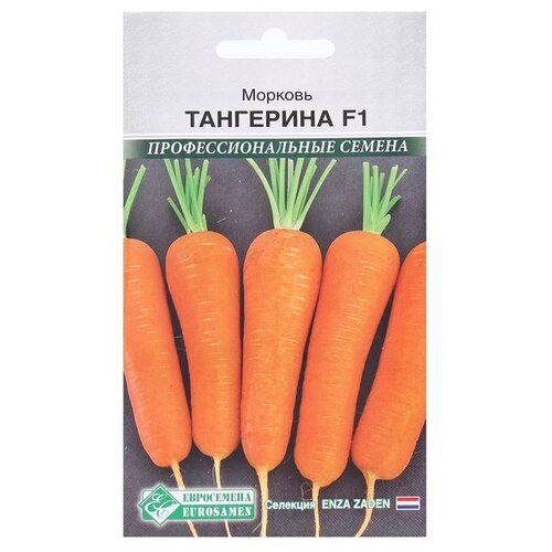 Семена Евро-Семена Тангерина F1 морковь, 150 шт. семена морковь тангерина f1 150 шт