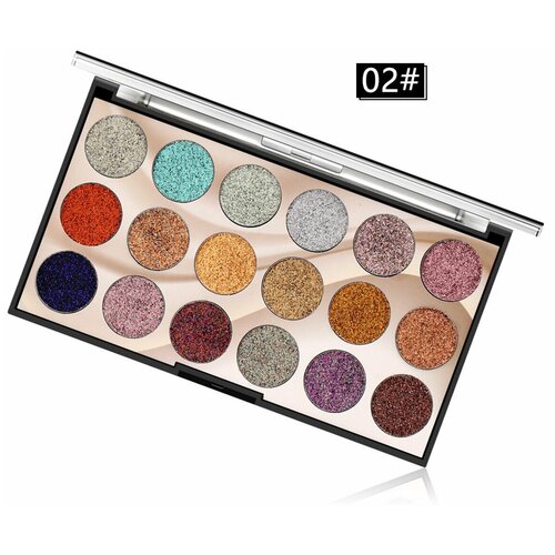 MISS ROSE/глаз палетка для макияжа 18 оттенков/ матовые перламутровые/ подарок любимой контуринг 100g