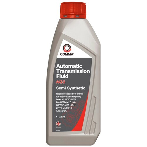 Масло трансмиссионное ATF COMMA 1л AQ3 AUTOMATIC TRANSMITION FLUID DEXRON III/II