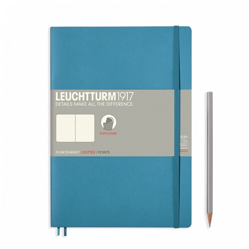 Записная книга Leuchtturm1917 359676 океан B5, 60 листов, зеленый