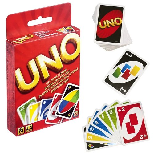 Карточная игра Уно UNO , Игра настольная карточная Uno 108 карт уно детская карточная настольная игра монополия uno крокодил