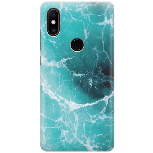 фото Cиликоновый чехол на xiaomi mi mix 2s / сяоми ми микс 2 эс с принтом "лазурный океан" gosso