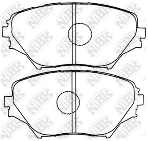 К-т торм. колодок Fr TO RAV4 II 00-05 NiBK PN1447