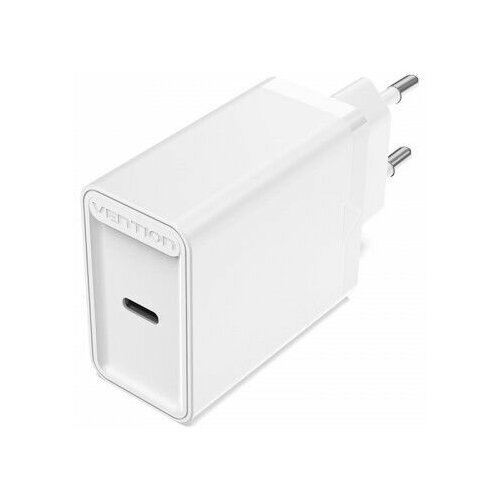 Зарядное устройство сетевое Vention FADW0-EU Сетевое зарядное устройство Vention на 1 порт USB C QC 4.0 Белый сетевое зарядное устройство buro tj 159w usb 2 1a белый