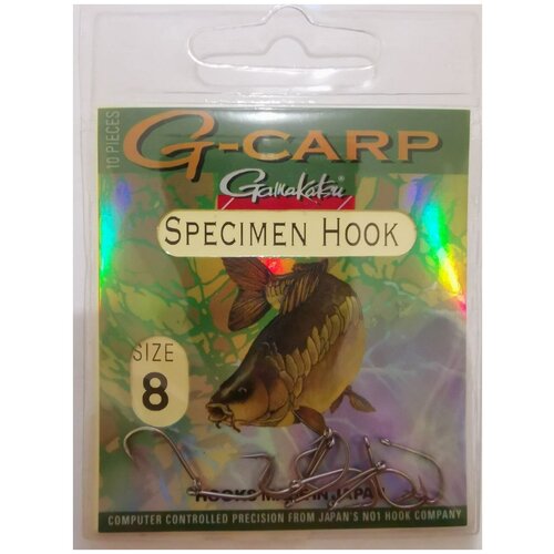 Крючок Gamakatsu G-carp Specimen Hook №8