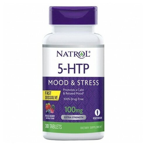 Капсулы Natrol 5-HTP 100 мг, 100 мг, 30 шт.