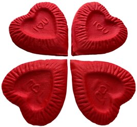 Лепестки "сердце" красные 300 шт.