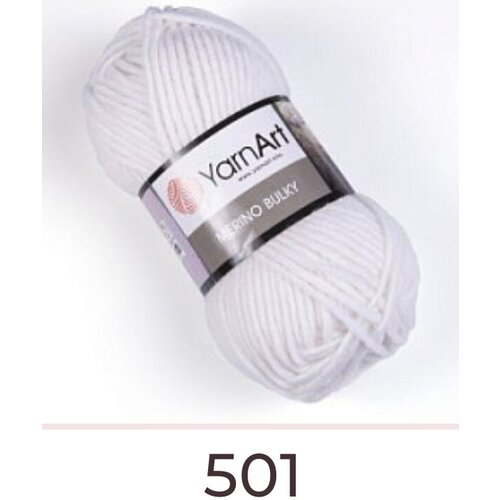 Пряжа для вязания Yarnart Merino Bulky 25% шерсть 75% акрил;100гр-100м(1 моток)