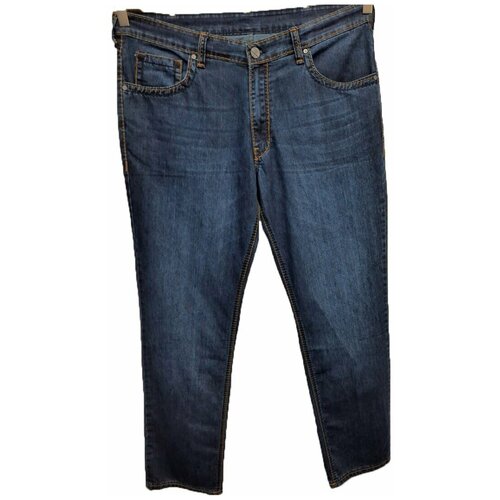 Джинсы IFC, размер 58, синий джинсы ifc размер 68 серый