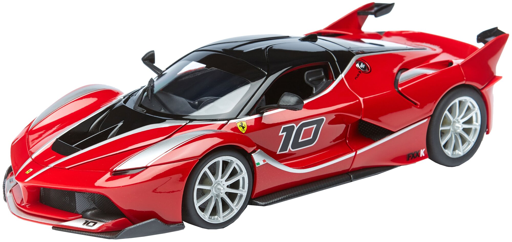 Гоночная машина Bburago Ferrari FXX K (18-16010) 1:18, 27 см, красный/черный