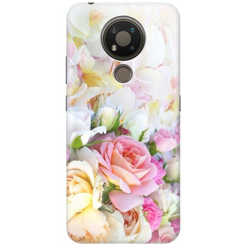 фото Re:pa чехол - накладка artcolor для nokia 3.4 с принтом "нежные розы"