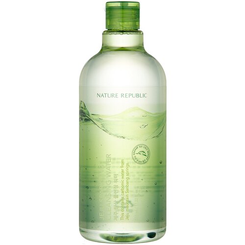 Nature Republic Тоник для лица очищающий Jeju Sparkling Cleansing Water, 510мл, Корейская косметика