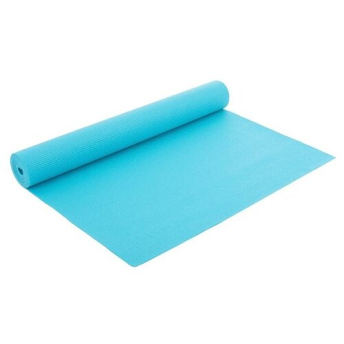 фото Коврик для йоги espado pvc 173 × 61 × 0,3 см, цвет голубой