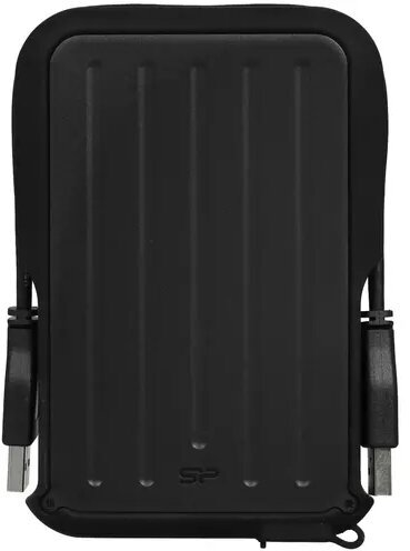 Внешний жёсткий диск 2Tb Silicon Power Armor A66 Black (SP020TBPHD66SS3K)