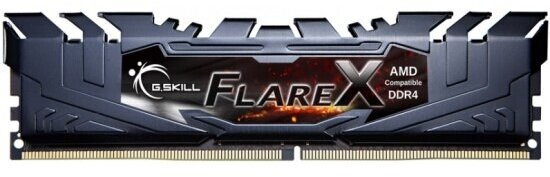 Оперативная память G.skill DDR4 FLARE X (AMD) 32GB (2x16GB kit) 3200MHz CL16 1.35V F4-3200C16D-32GFX BLACK