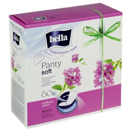 Ежедневные прокладки Bella Panty Soft Вербена, 60 шт ежедневные прокладки bella panty sense 60 шт