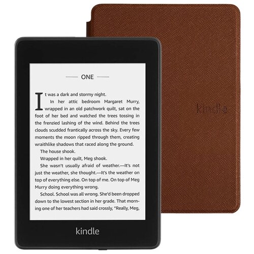 Электронная книга Amazon Kindle PaperWhite 2018 8Gb black Ad-Supported с обложкой ReaderONE