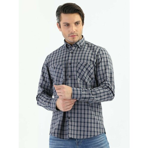 фото Рубашка melek's, размер s, бежевый