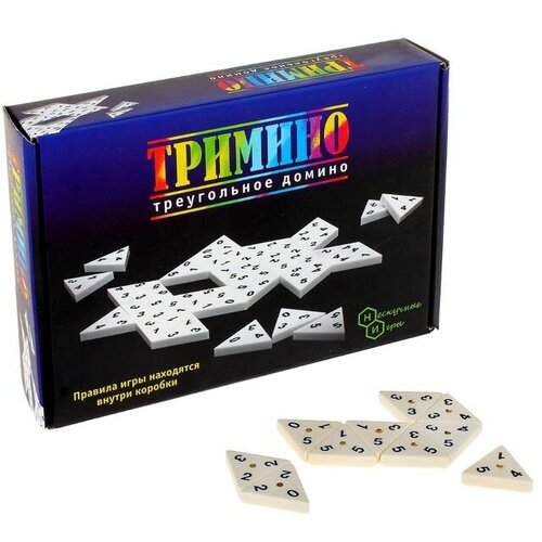 Настольная игра Тримино, треугольное домино настольные игры нескучные игры настольная игра треугольное домино тримино
