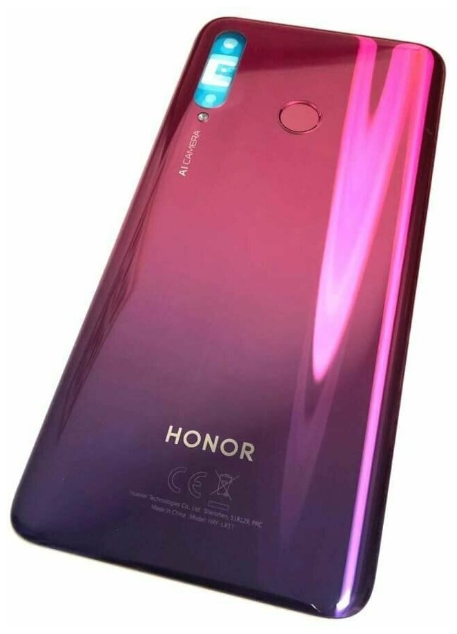 Задняя крышка ORIGINAL в сборе со сканером отпечатков для Huawei Honor 10i Цвет-Красный (Pantone Red)