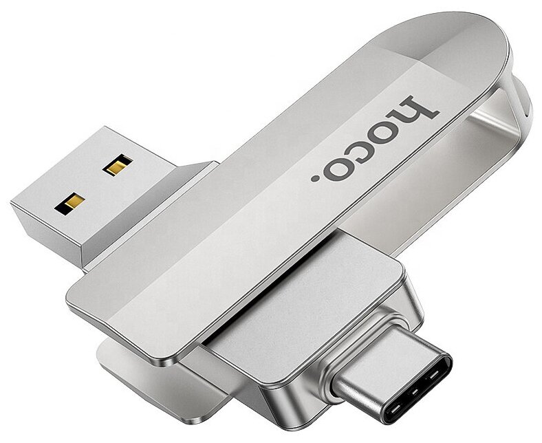 USB Flash Drive 16GB Smart Type-C (UD10) 2 в 1, скорость записи 15-30 МБ/С, скорость чтения 80-120МБ/С