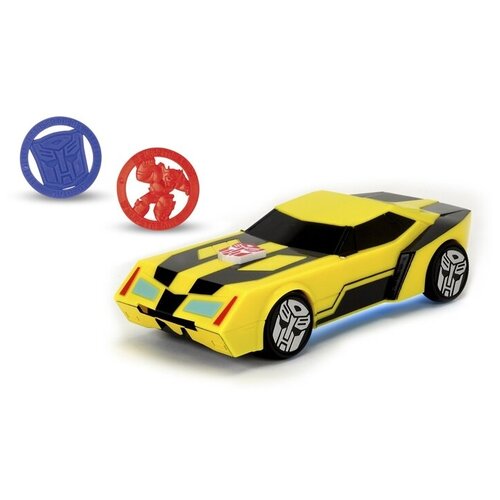 Легковой автомобиль Dickie Toys Трансформеры Боевая Bumblebee (3114003), 20 см, желтый/черный holowaty lauren transformers robots in disguise wipe clean first writing