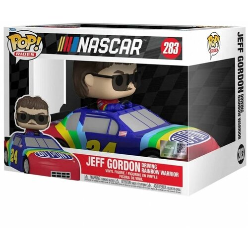 Фигурка Funko POP Ride SUPDLX: NASCAR Джефф Гордон Jeff Gordon (Rainbow Warrior) 59238 фигурка funko pop nba hornets gordon hayward teal jersey 59263