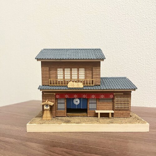 Конструктор от Woody Joe (Япония), дом Hatago, 150х120х110 мм