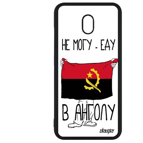 фото Чехол для телефона redmi 8a, "еду в анголу" страна флаг utaupia