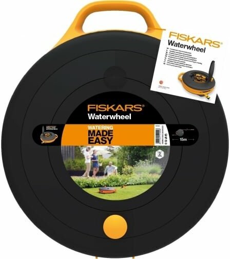 Катушка FISKARS 1020436 черный/желтый 15 м