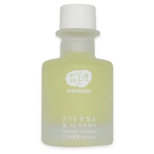 Whamisa Organic Flowers Toner Refresh Тонер освежающий на основе цветочных ферментов, 33.5 мл