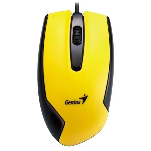 Мышь Genius DX-100, black/yellow