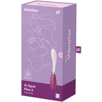 Satisfyer Гибкий вибратор для точки G Satisfyer G-Spot Flex 3, красно-розовый