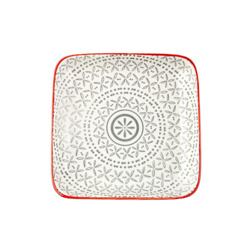 фото Тарелка квадратная porland mix&match por0676, 13 см