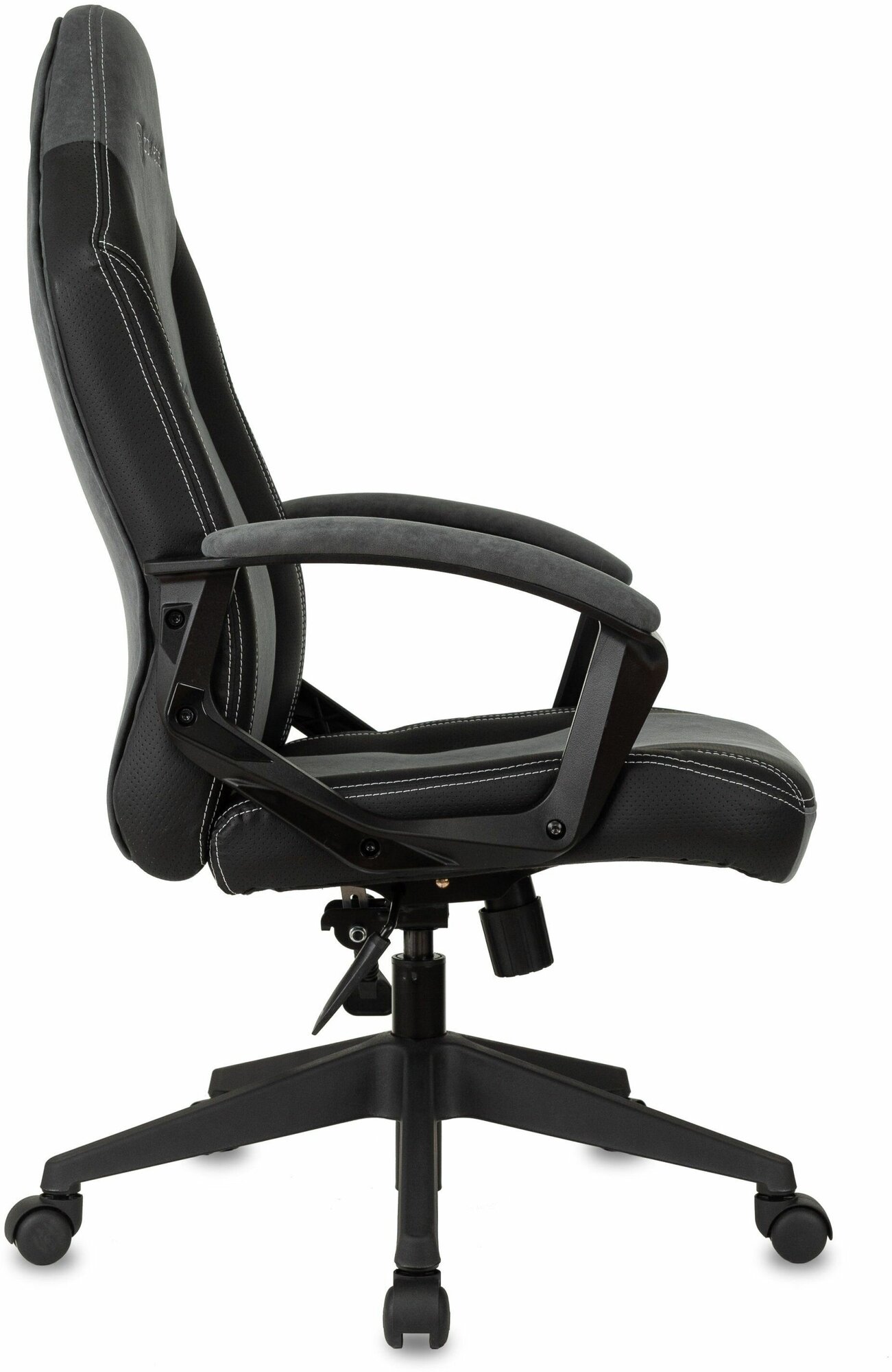 Кресло игровое Zombie Hero, обивка: текстиль/эко.кожа, цвет: серый - фото №4