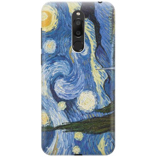 фото Cиликоновый чехол на meizu m6t / мейзу 6т с принтом "звездная ночь" gosso