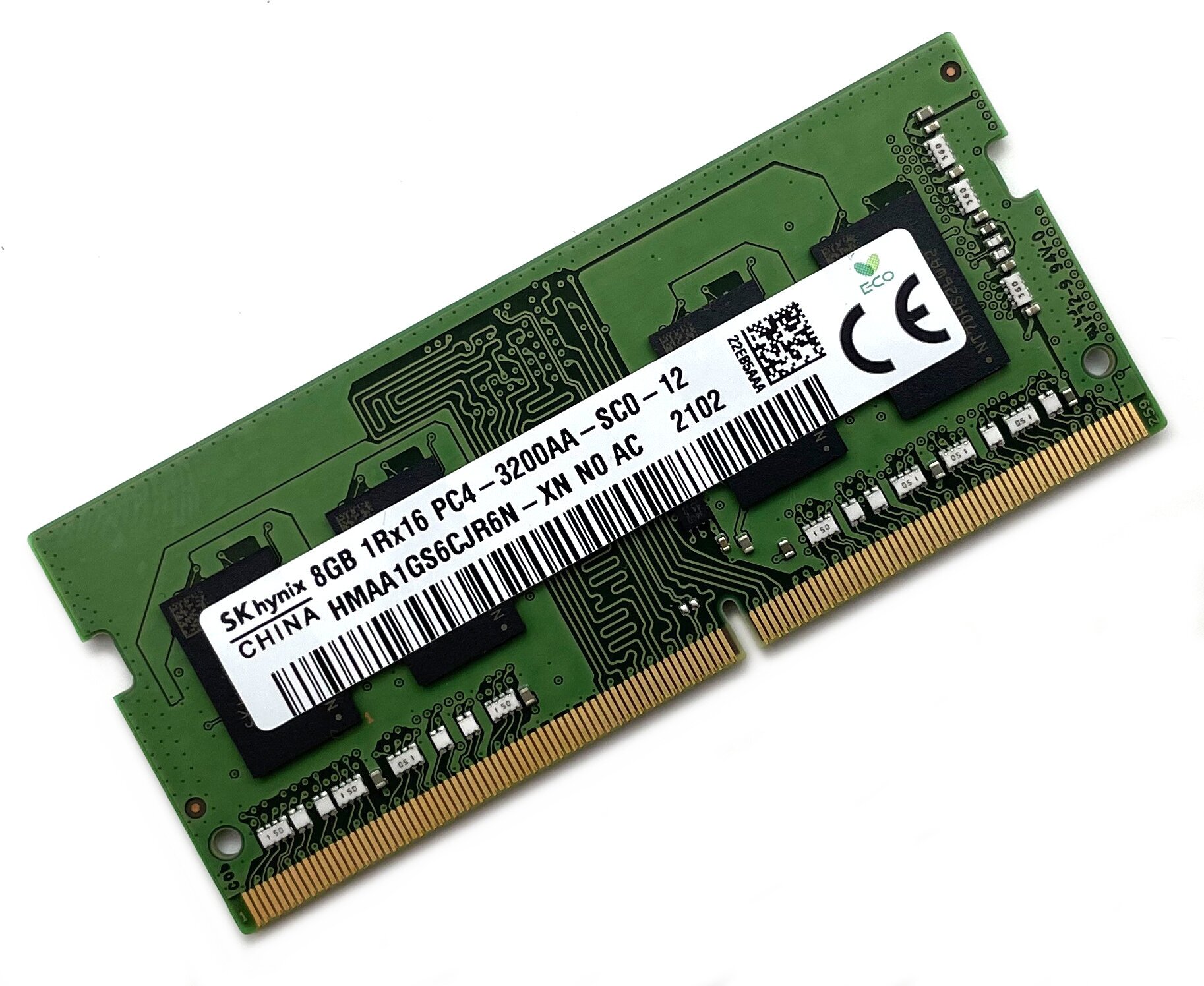 Оперативная память DDR4 8Gb 3200 Mhz SK Hynix HMAA1GS6CJR6N-XN PC4-3200AA So-Dimm для ноутбука