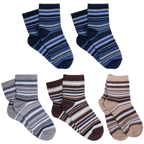 фото Комплект из 5 пар детских носков lorenzline микс 13, размер 12-14