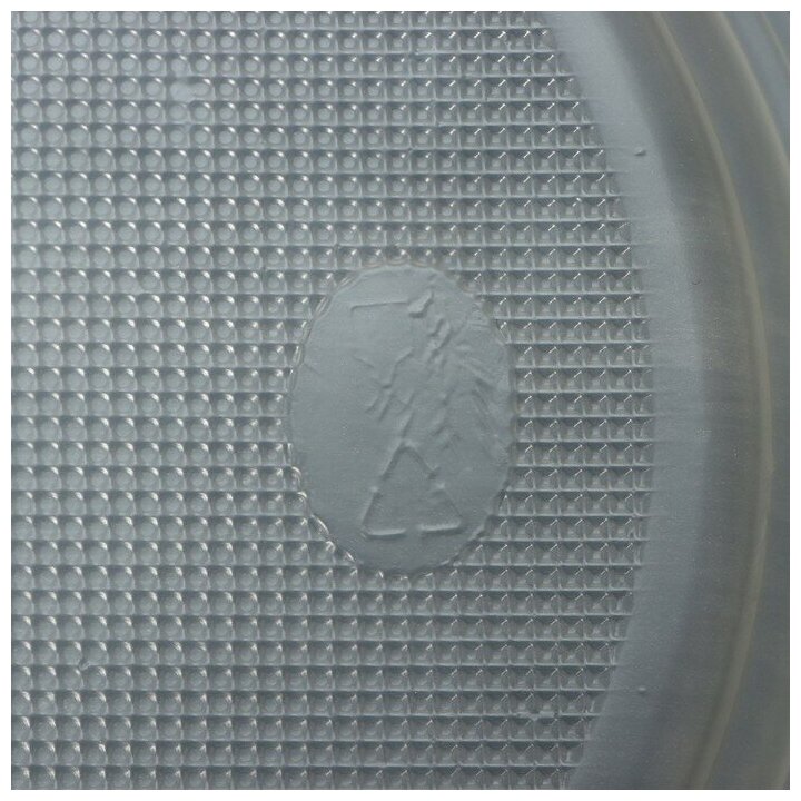 Набор одноразовых тарелок, d=20,5 см, цвет белый, в наборе 10 шт - фотография № 3