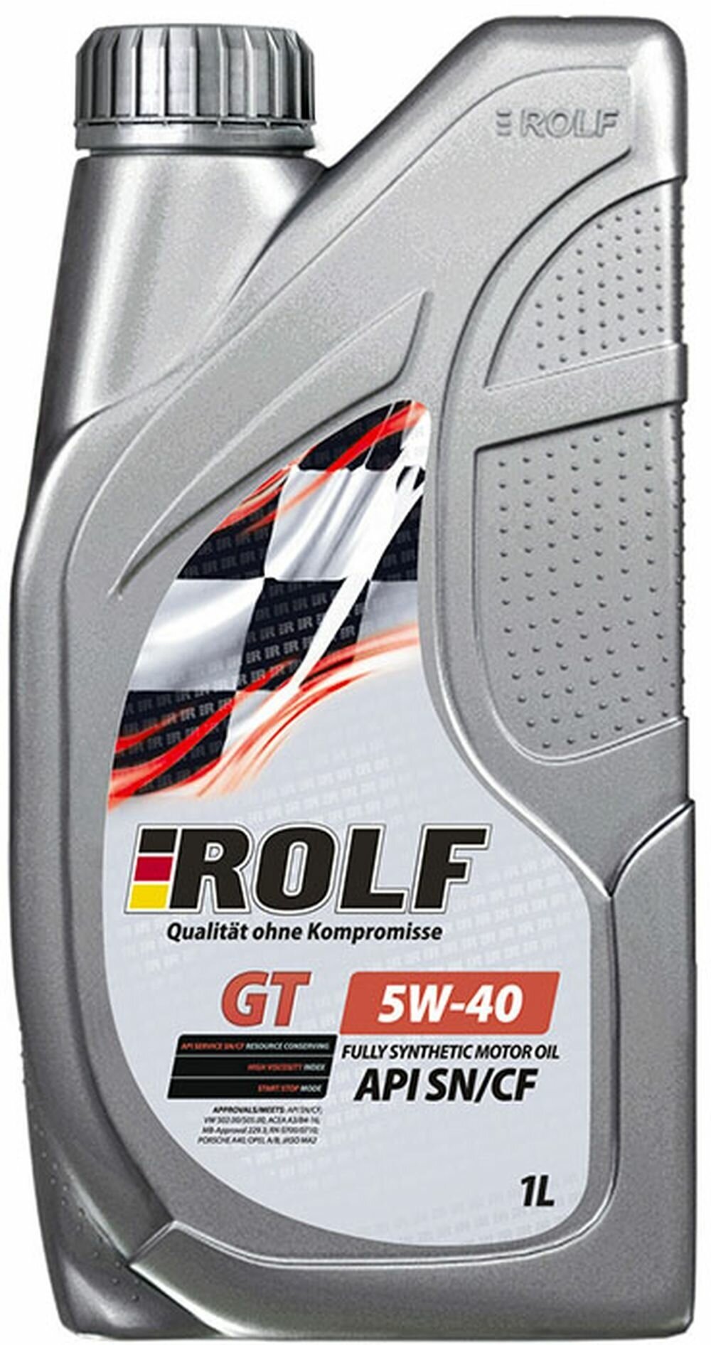 Моторное масло Rolf GT SAE 5W-40 синтетическое 1 л