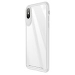 Чехол-накладка для iPhone X\XS HOCO ZERO POINT TPU белая + стекло - изображение