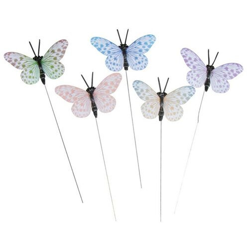 Декоративные бабочки 5 см RAYHER 68104999 набор декоративных элементов маленькие бабочки 2 5 х 1 4 см натуральное дерево rayher 46474000