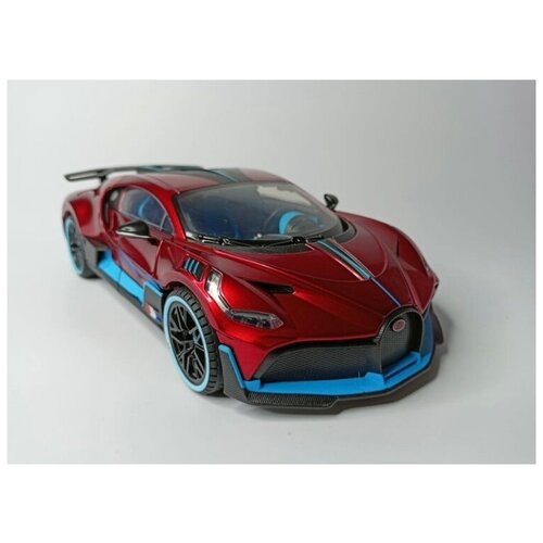 Коллекционная машинка игрушка металлическая Bugatti Divo для мальчиков масштабная модель 1:18 красная коллекционная машинка игрушка металлическая bugatti для мальчиков масштабная модель 1 24 красная