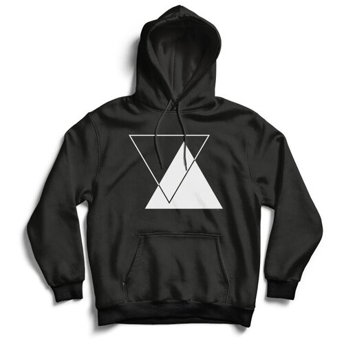 фото Толстовка естьнюанс с принтом «треугольники»