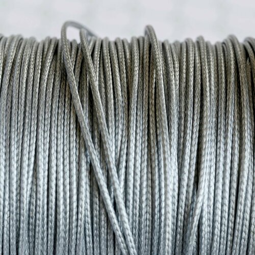 Шнур вощеный 1 мм 20 метров для шитья / рукоделия / браслетов, цвет серый шнур вощеный 1 мм 20 метров для шитья рукоделия браслетов цвет светло коричневый