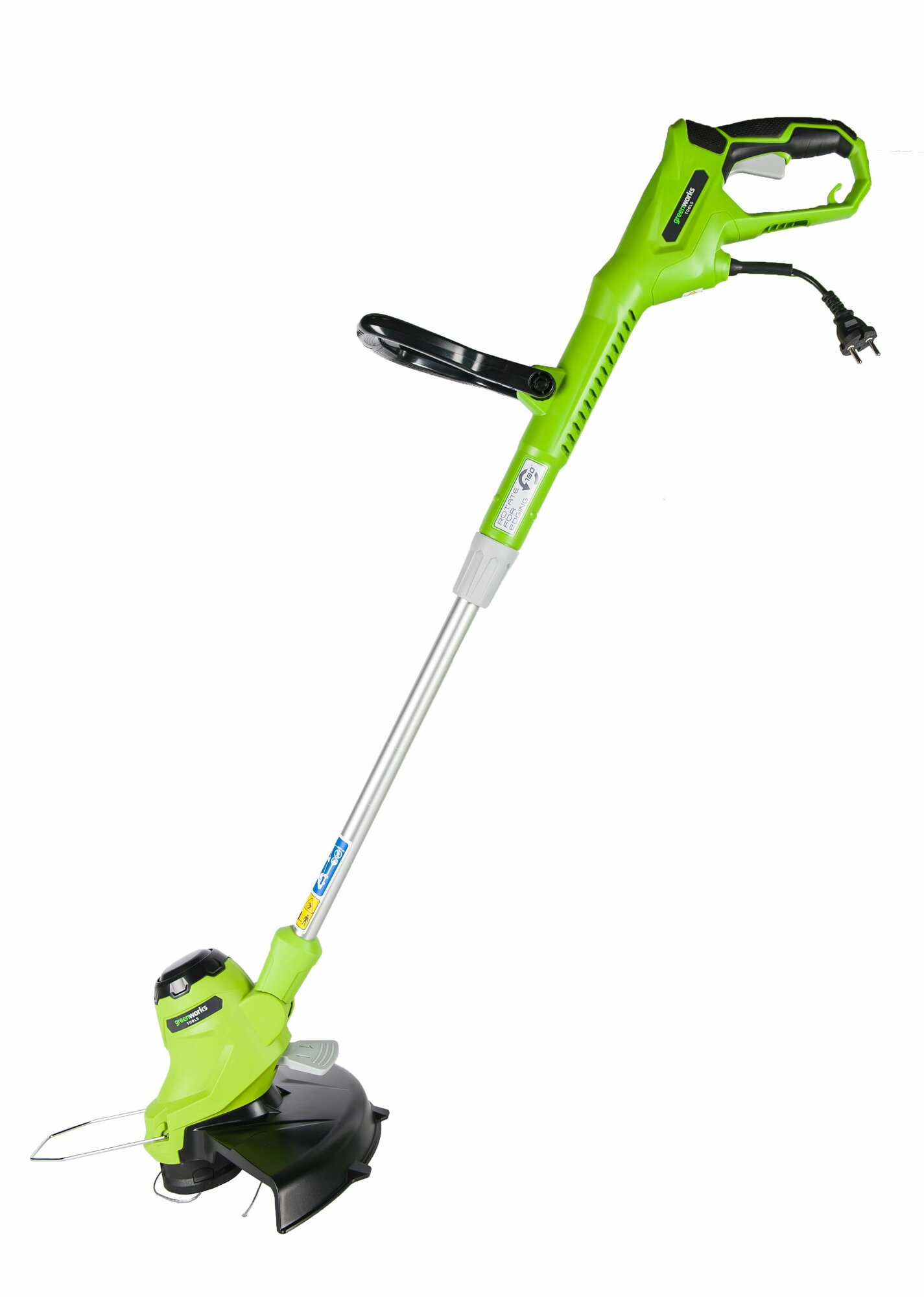 Триммер электрический Greenworks GST4530, ширина скашивания 33 см, 450 Вт - фотография № 1